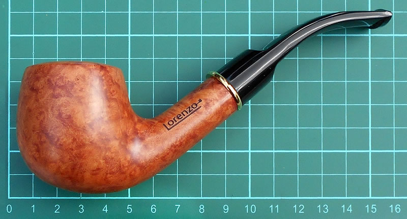 Lorenzo VIP Natural Superior Grain Smoking pipe